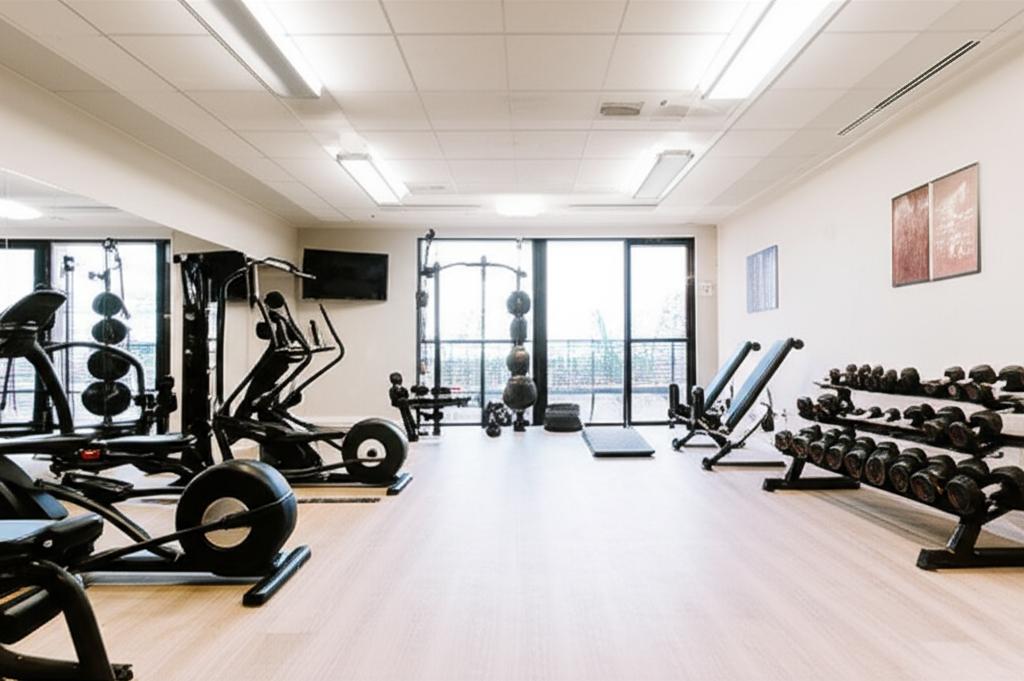 Interior do Tribo Personal Studio